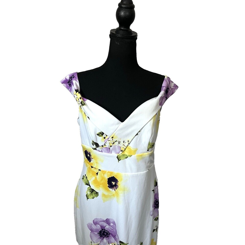 Premier Amour‎ Wm's  Bodycon Sheath Dress  off the shoulder Colorful Easter